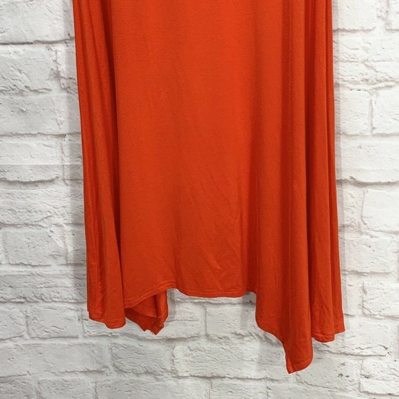 NWT Soma Dress Soutache Sleeveless Jersey Orange - Picture 7 of 10